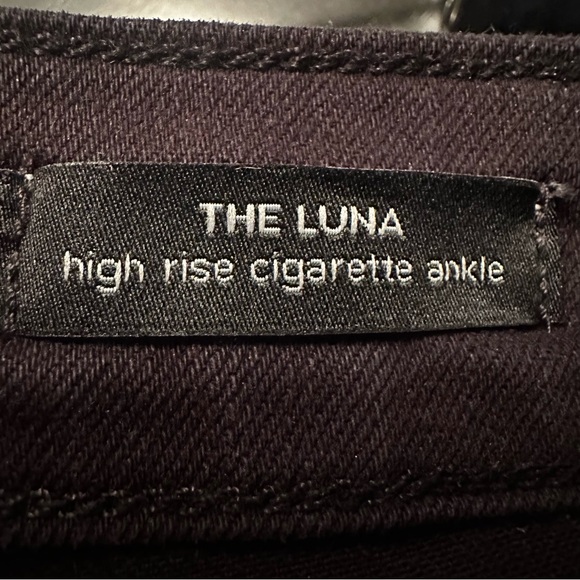 JOE'S JEANS Silver Metallic finish The Luna High Rise Cigarette Ankle sz 29 - Picture 12 of 15